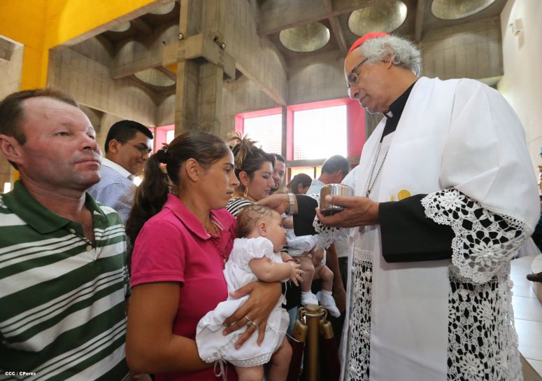 Cardenal Brenes oficia Misa en Día del Bautismo del Señor