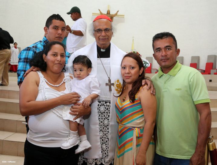 Cardenal Brenes oficia Misa en Día del Bautismo del Señor