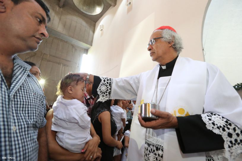Cardenal Brenes oficia Misa en Día del Bautismo del Señor