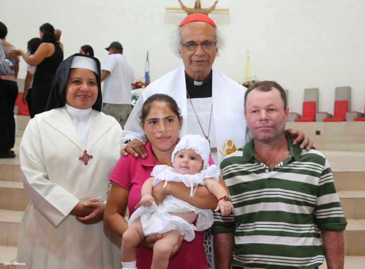Cardenal Brenes oficia Misa en Día del Bautismo del Señor