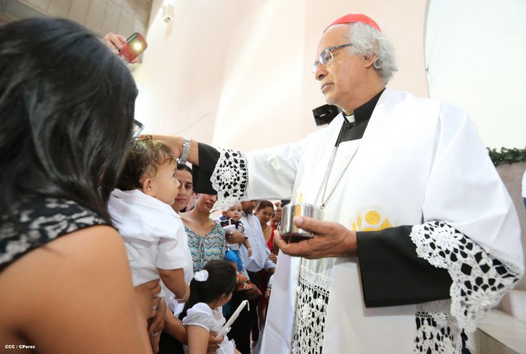 Cardenal Brenes oficia Misa en Día del Bautismo del Señor