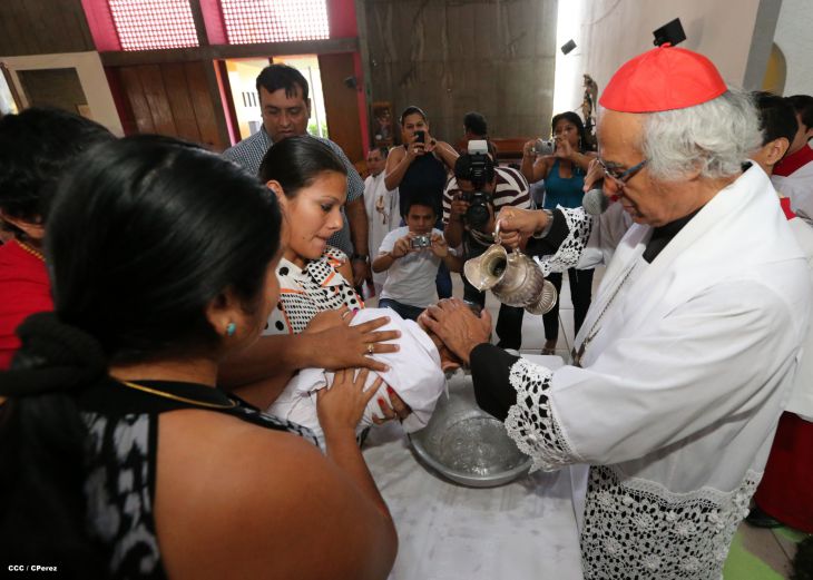 Cardenal Brenes oficia Misa en Día del Bautismo del Señor