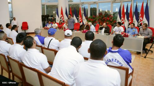 Presidente Daniel sostiene encuentro con medallistas de Juegos Centroamericanos y del Caribe