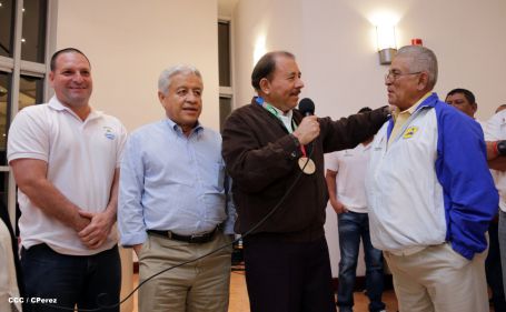 Presidente Daniel sostiene encuentro con medallistas de Juegos Centroamericanos y del Caribe
