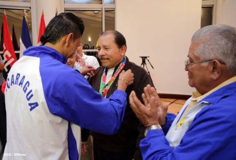 Presidente Daniel sostiene encuentro con medallistas de Juegos Centroamericanos y del Caribe