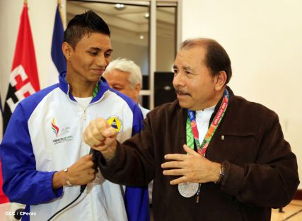 Presidente Daniel sostiene encuentro con medallistas de Juegos Centroamericanos y del Caribe