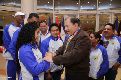 Presidente Daniel sostiene encuentro con medallistas de Juegos Centroamericanos y del Caribe
