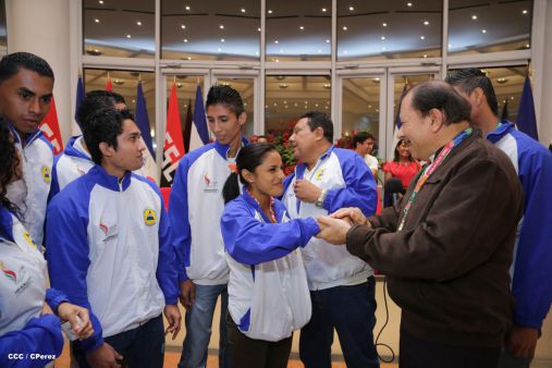 Presidente Daniel sostiene encuentro con medallistas de Juegos Centroamericanos y del Caribe