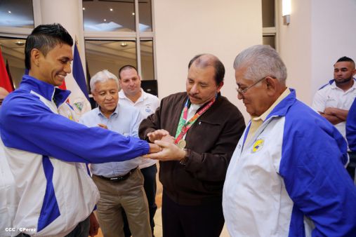 Presidente Daniel sostiene encuentro con medallistas de Juegos Centroamericanos y del Caribe