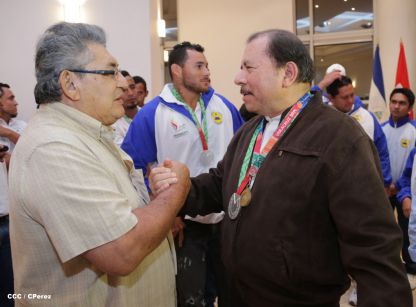 Presidente Daniel sostiene encuentro con medallistas de Juegos Centroamericanos y del Caribe