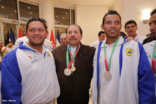 Presidente Daniel sostiene encuentro con medallistas de Juegos Centroamericanos y del Caribe