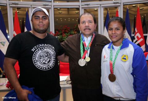 Presidente Daniel sostiene encuentro con medallistas de Juegos Centroamericanos y del Caribe