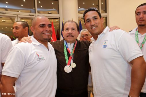 Presidente Daniel sostiene encuentro con medallistas de Juegos Centroamericanos y del Caribe
