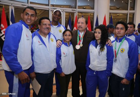 Presidente Daniel sostiene encuentro con medallistas de Juegos Centroamericanos y del Caribe