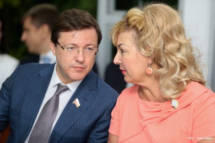 Presidente Daniel y Compañera Rosario se reúnen con Presidenta del Consejo de la Federación Rusa