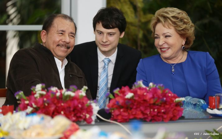 Presidente Daniel y Compañera Rosario se reúnen con Presidenta del Consejo de la Federación Rusa