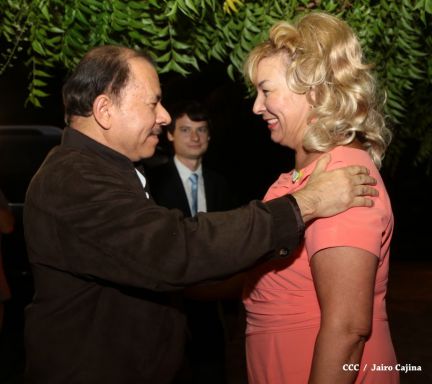 Presidente Daniel y Compañera Rosario se reúnen con Presidenta del Consejo de la Federación Rusa