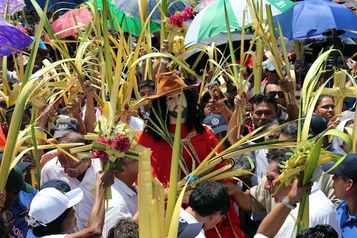 Procesión de la Burrita en Managua (Semana Santa 2013)