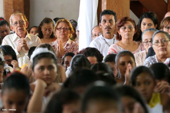 Cardenal Brenes celebra 90 Confirmaciones en Tipitapa