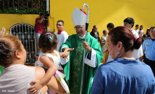 Cardenal Brenes celebra 90 Confirmaciones en Tipitapa