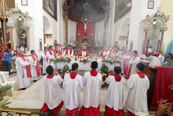 Cardenal Brenes oficia misa en honor a San Sebastián