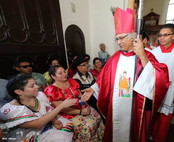 Cardenal Brenes oficia misa en honor a San Sebastián