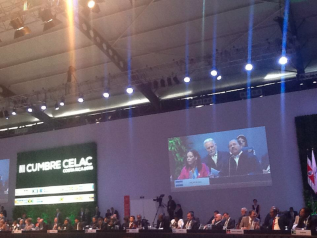 Presidente Daniel y Compañera Rosario en III Cumbre CELAC