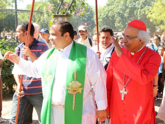 Cardenal Brenes celebra histórica misa en Achuapa