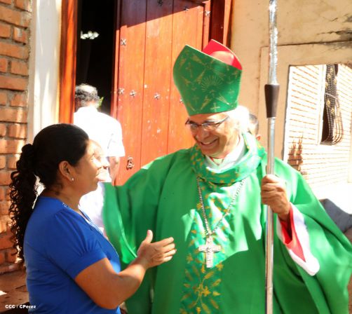 Cardenal Brenes celebra histórica misa en Achuapa