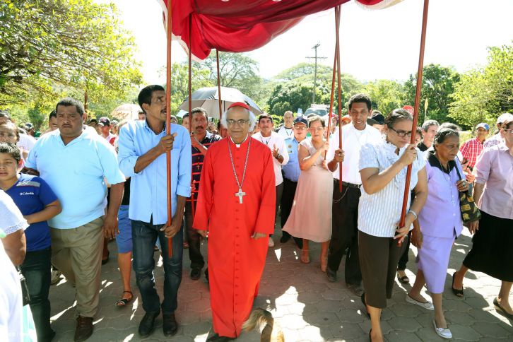 Cardenal Brenes celebra histórica misa en Achuapa