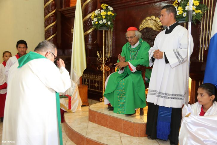 Cardenal Brenes celebra histórica misa en Achuapa