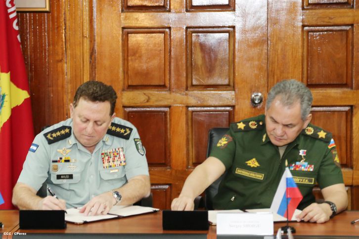 Ministro de Defensa de la Federación Rusa visita Nicaragua