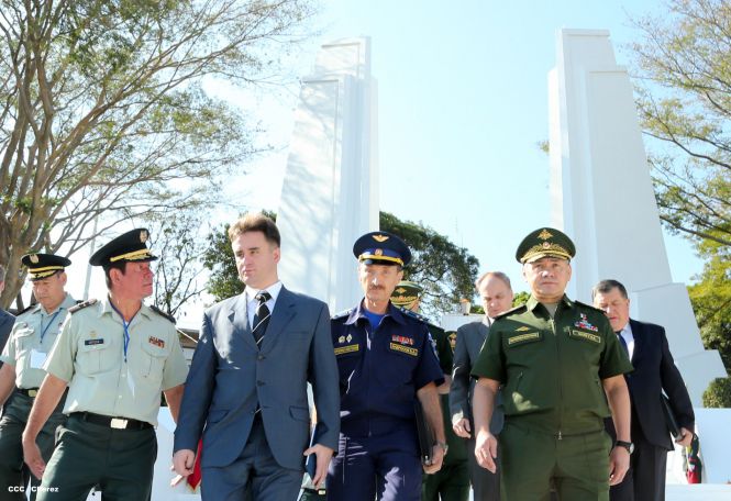 Ministro de Defensa de la Federación Rusa visita Nicaragua