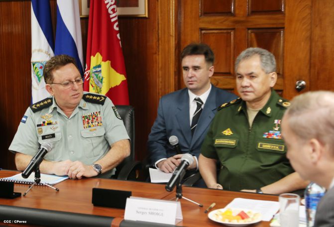 Ministro de Defensa de la Federación Rusa visita Nicaragua