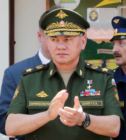 Ministro de Defensa de la Federación Rusa visita Nicaragua