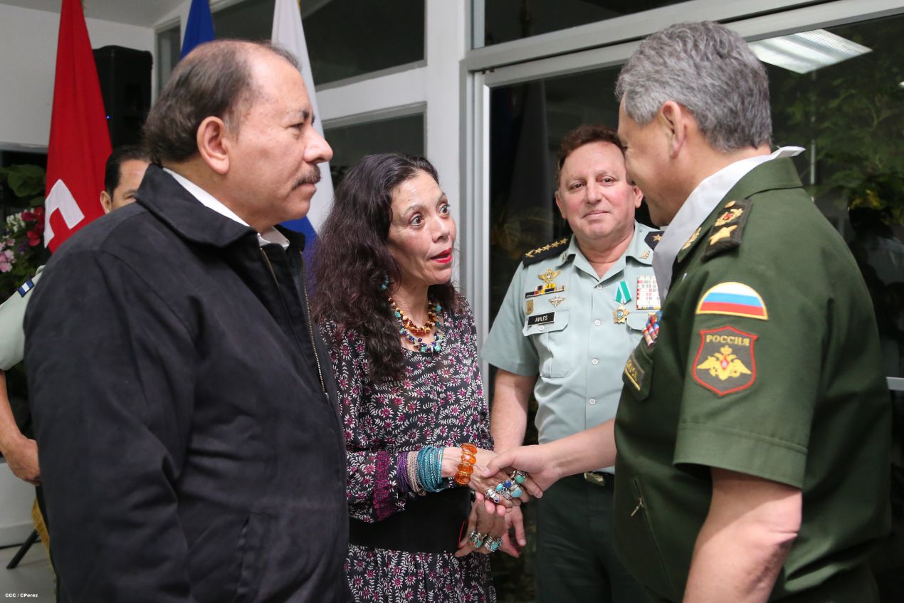 Presidente Daniel se reúne con Ministro de Defensa de Rusia  