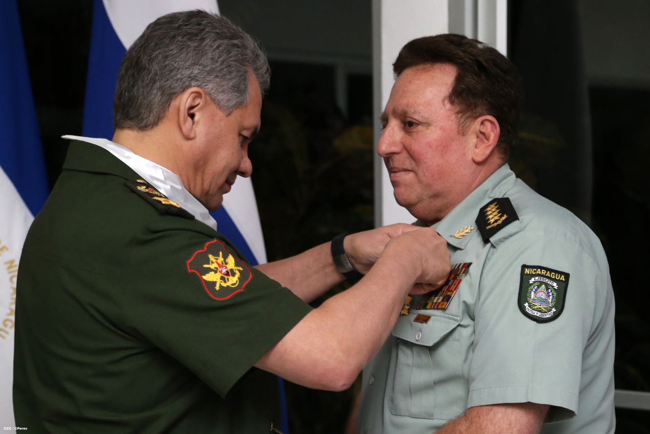 Presidente Daniel se reúne con Ministro de Defensa de Rusia  