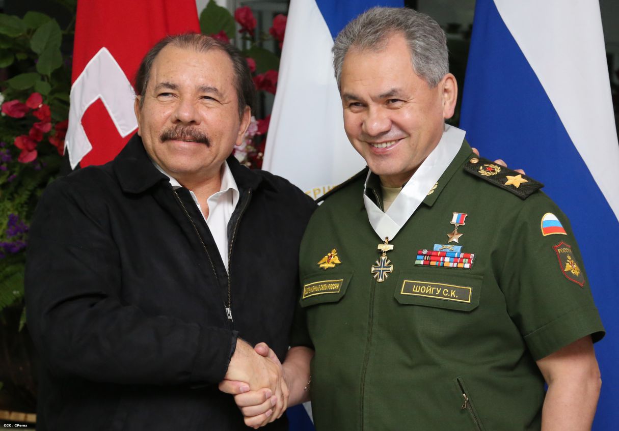 Presidente Daniel se reúne con Ministro de Defensa de Rusia  