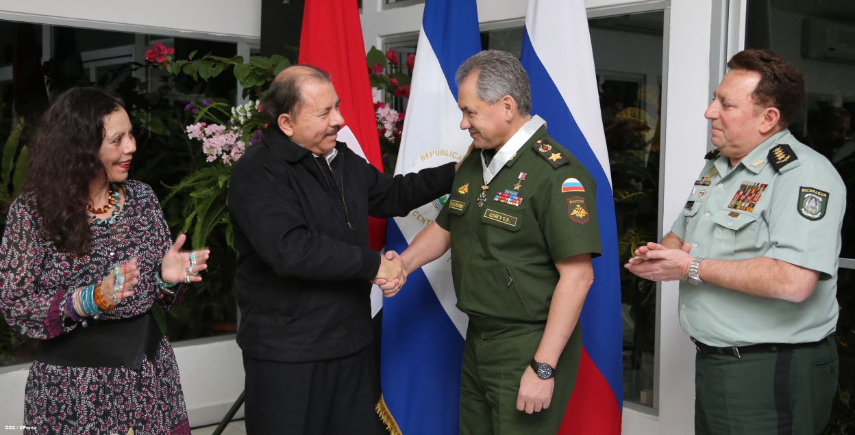 Presidente Daniel se reúne con Ministro de Defensa de Rusia  