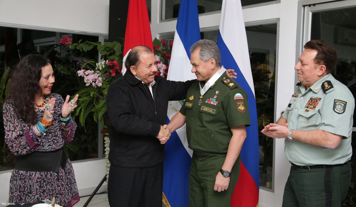 Presidente Daniel se reúne con Ministro de Defensa de Rusia  