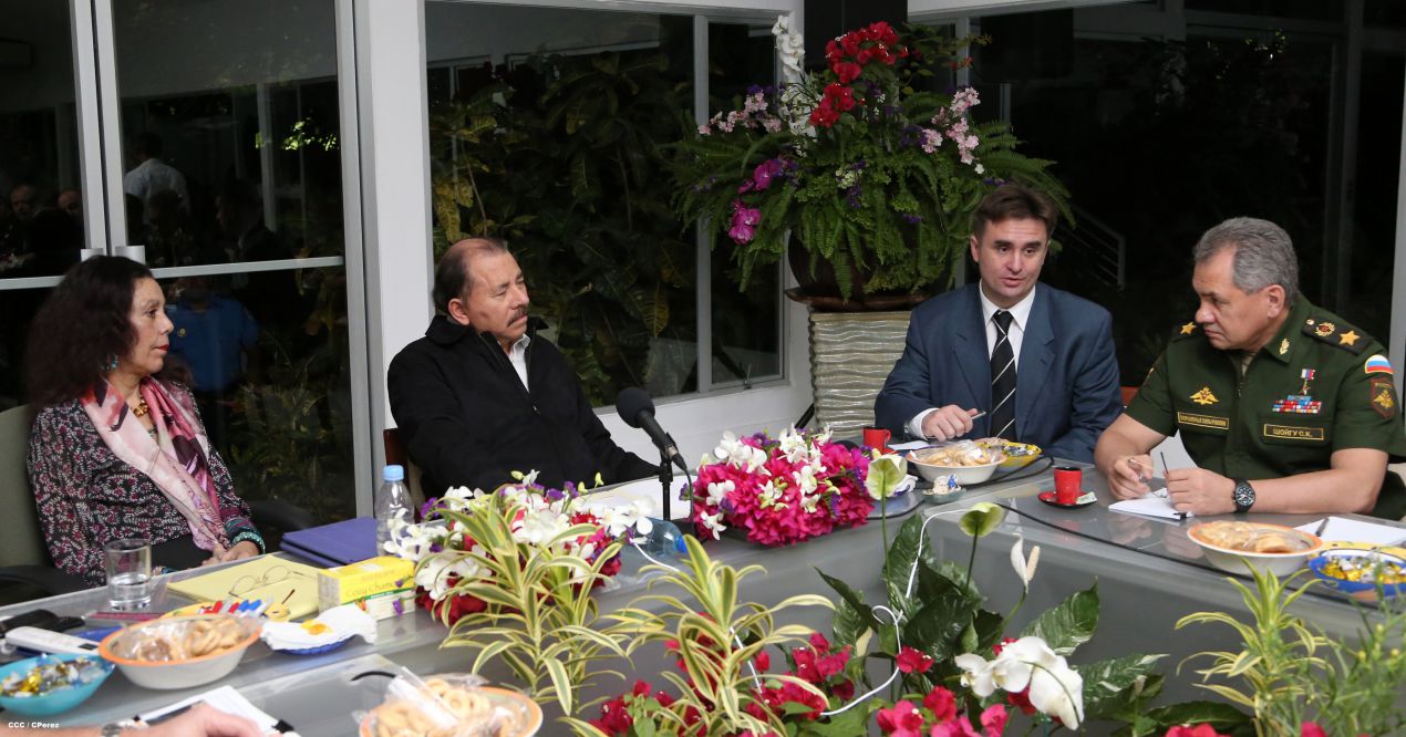 Presidente Daniel se reúne con Ministro de Defensa de Rusia  