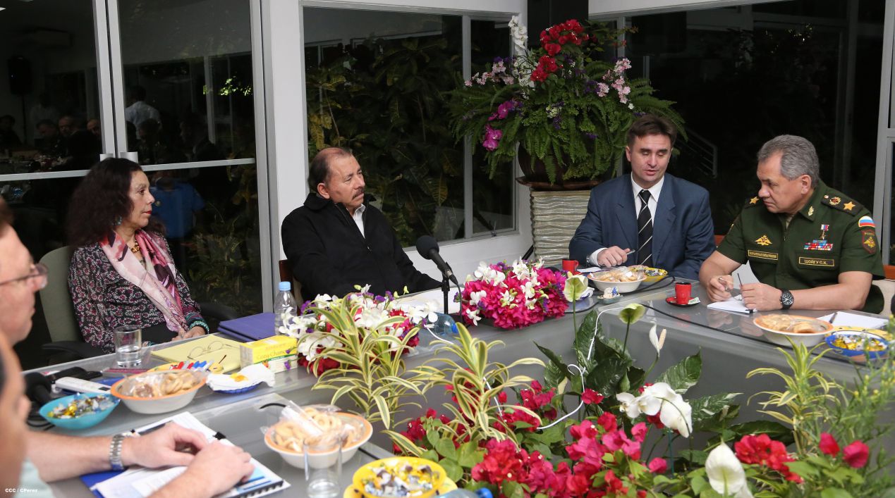 Presidente Daniel se reúne con Ministro de Defensa de Rusia  