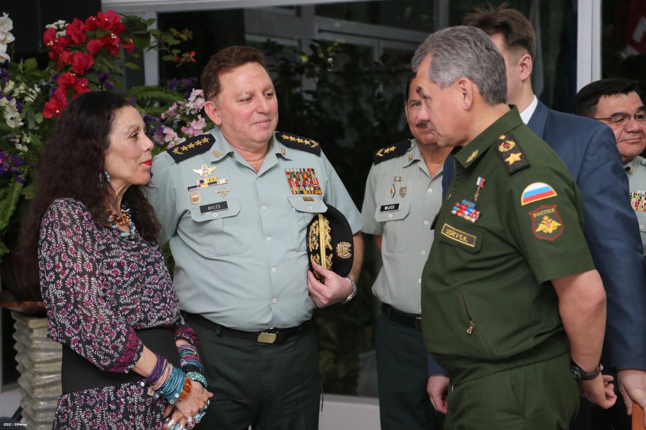 Presidente Daniel se reúne con Ministro de Defensa de Rusia  