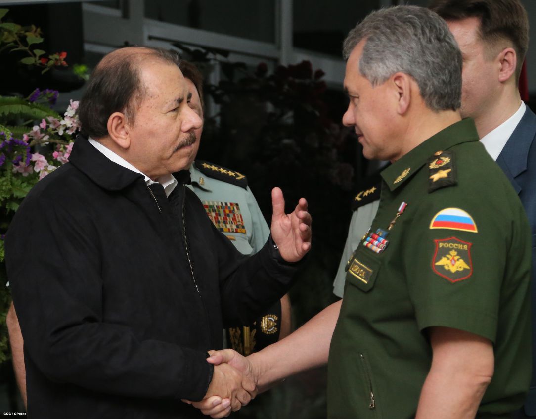 Presidente Daniel se reúne con Ministro de Defensa de Rusia  