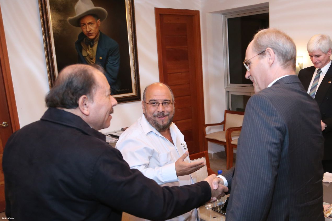 Presidente Daniel sostiene encuentro con delegación de parlamentarios alemanes