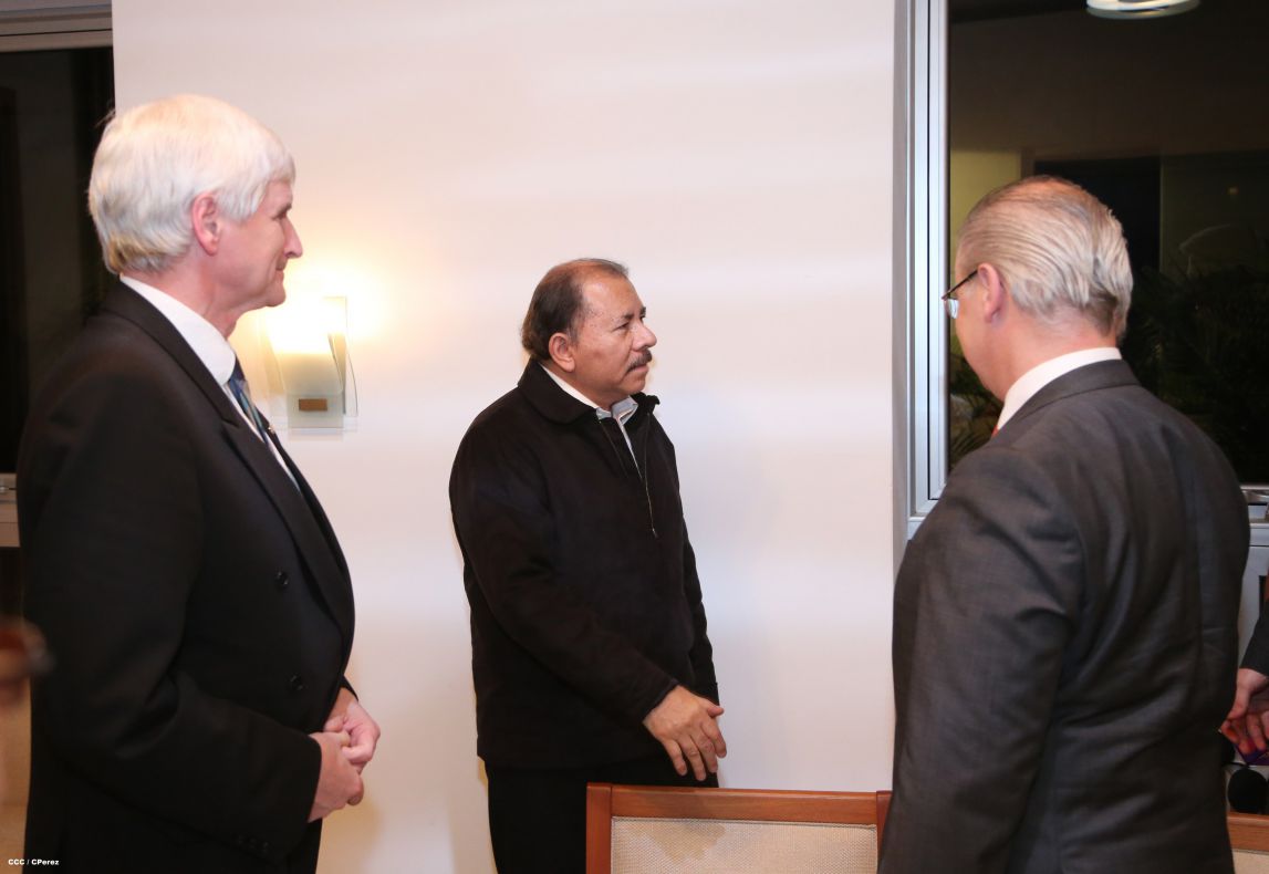 Presidente Daniel sostiene encuentro con delegación de parlamentarios alemanes