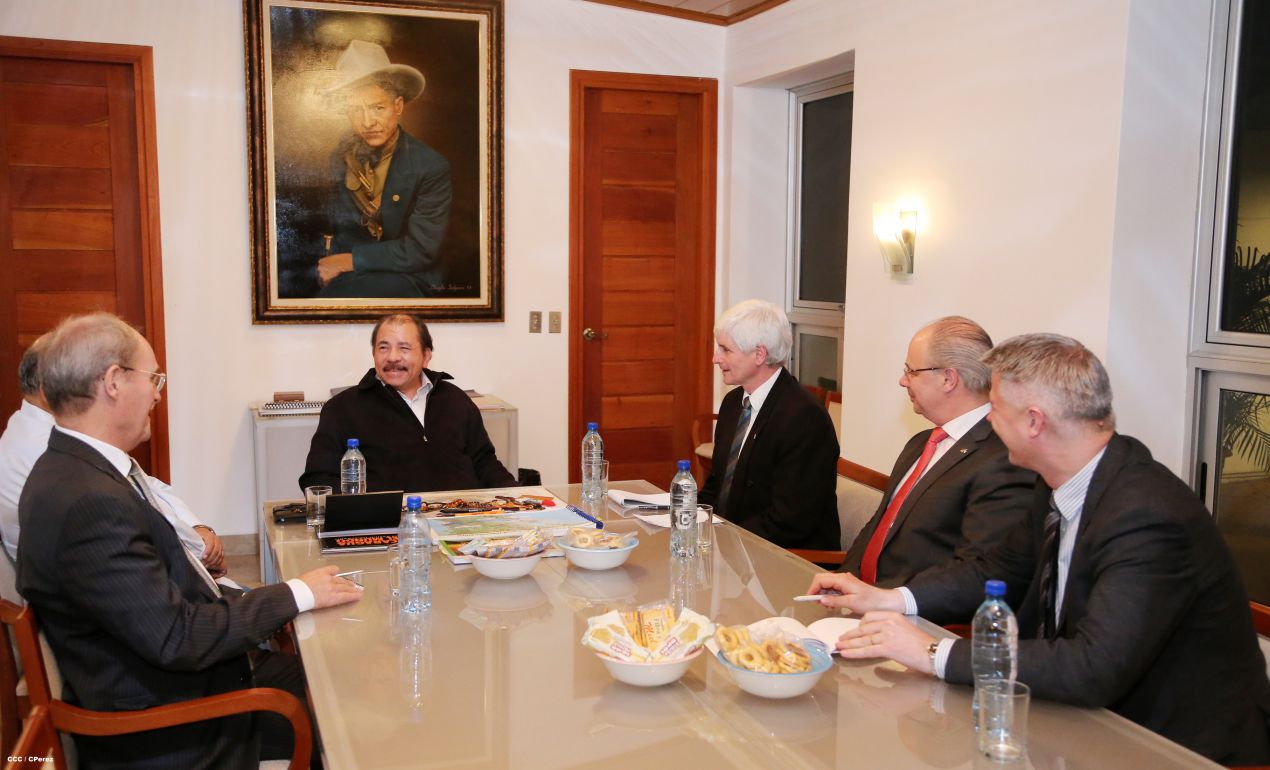 Presidente Daniel sostiene encuentro con delegación de parlamentarios alemanes