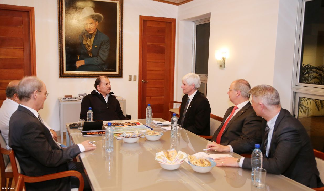 Presidente Daniel sostiene encuentro con delegación de parlamentarios alemanes