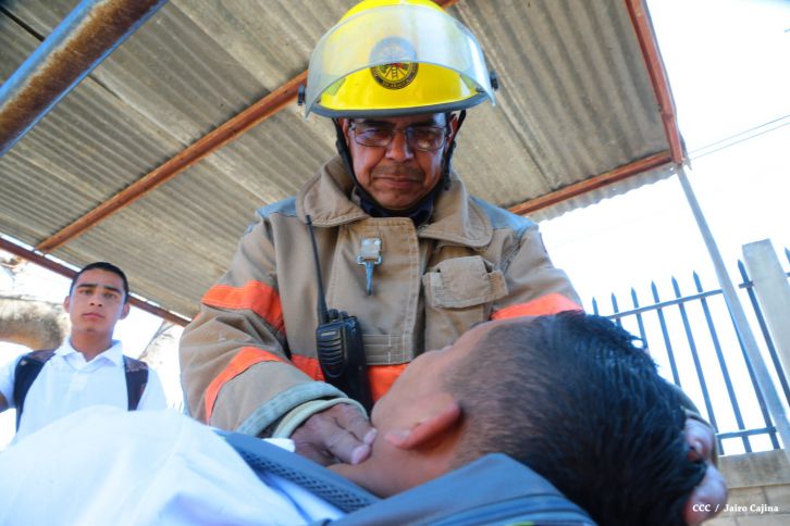 Simulacros de preparación ante desastres en Estelí