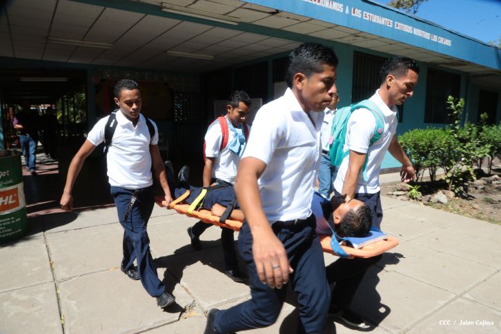 Simulacros de preparación ante desastres en Estelí